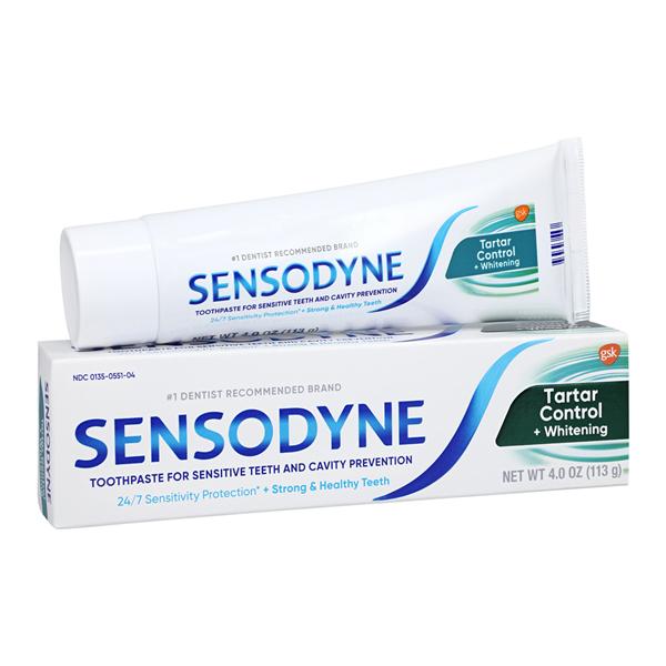 Sensodyne Tartar Control & Whitening Toothpaste 4 oz 4oz/Tb, 12 TB/CA