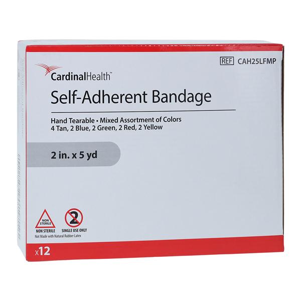 Bandage Elastic 2x5yd Colorpack Non-Sterile 12/Bx