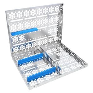 Cassette 100% Stainless Steel Large Teal 20 Instruments Each