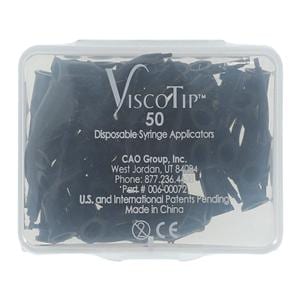 Visco-Tip Brush Tips Black 50/Pk