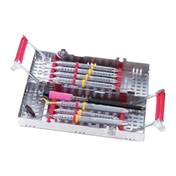 IMS Instrument Cassette Stainless Steel Red 8 Instruments Ea
