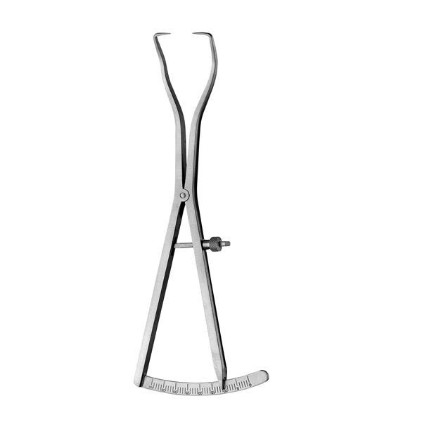Curved Caliper Weiss Modified Castroviejo 40 mm Ea