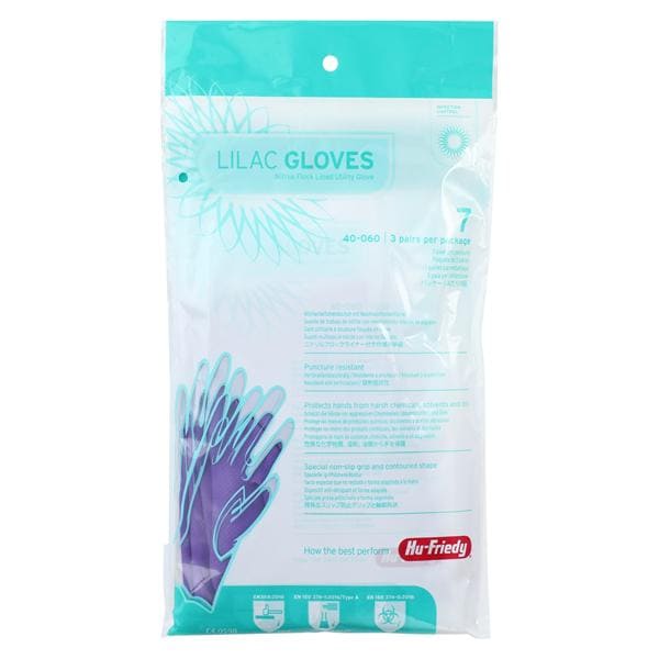 IMS Nitrile Utility Gloves Small Lilac 3Pair/Pk