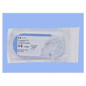 Surgipro II Suture 4-0 30" Polypropylene Monofilament V-20 Blue 36/Ca