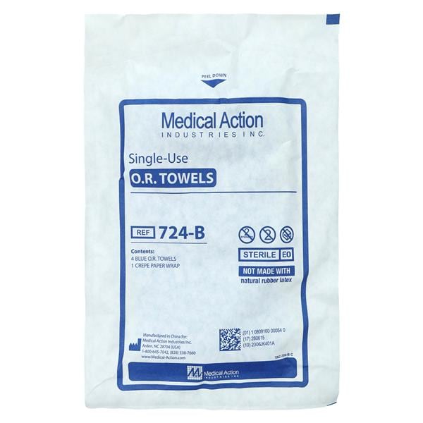 Towel O.R. Blue Sterile