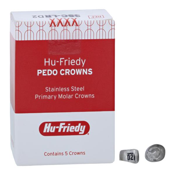 PEDO CROWNS Crowns Size LRD2 1st Primary Lower Right Molar Refill 5/Pk