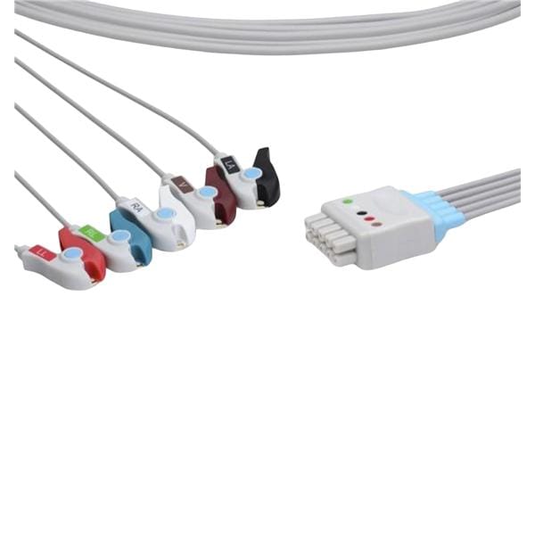 Multi-Link Leadwire New For ECG Grabber 5 Lead Ea