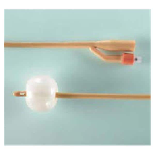 Bardex 2-Way Foley Catheter Short Open Tip Slvr Aly Coat/Hydrgl 22Fr 5cc