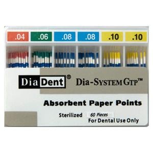 Dia-SystemGTP Paper Points Double, 0.08 100/Bx