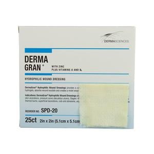 Dermagran Plastic Transparent Dressing 2x2" Sterile