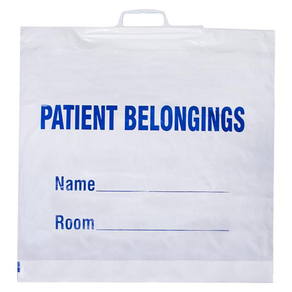 DawnMist Patient Belongings Bag White 20x23