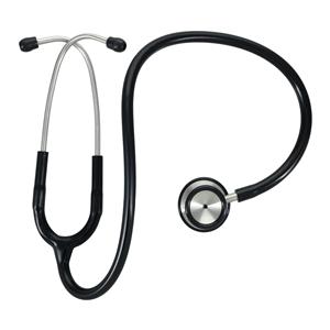 Mabis Classic Stethoscope Adult Black Single Lumen Tubing Ea