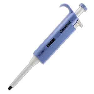 Diamond Adjustable Volume Pipette 10-100uL Graduated Blue Ea