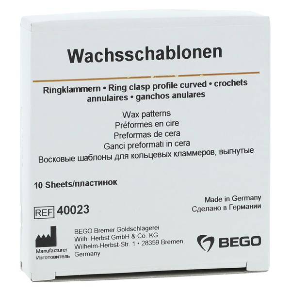 Wax Patterns Ring Clasp 10/Pk