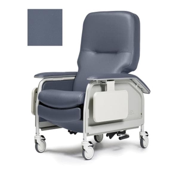 Lumex Deluxe Clinical Care Clinical Recliner Steel Frame 350lb BluRdg Ea