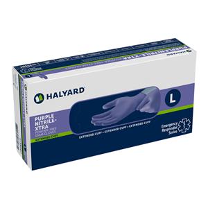 Purple Nitrile Nitrile Exam Gloves Large Purple Non-Sterile 50/Bx, 10 BX/CA