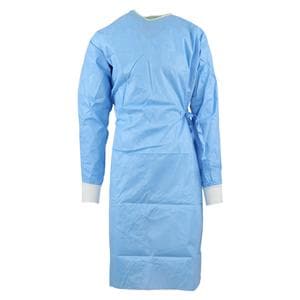 Evolution 4 Non Reinforced Surgical Gown SMS Std / XL Blue / Yellow 32/Ca