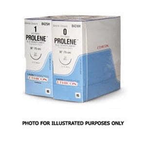 Prolene Suture 7-0 1x24" Polypropylene Monofilament BV175-8/BV175-8 Blue 36/Bx