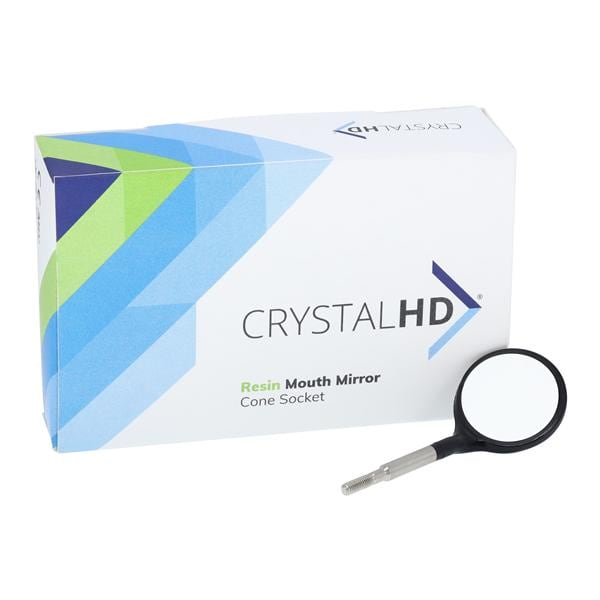Crystal HD Mirror Size 4 Cone Socket Assorted Pastel 12/Pk