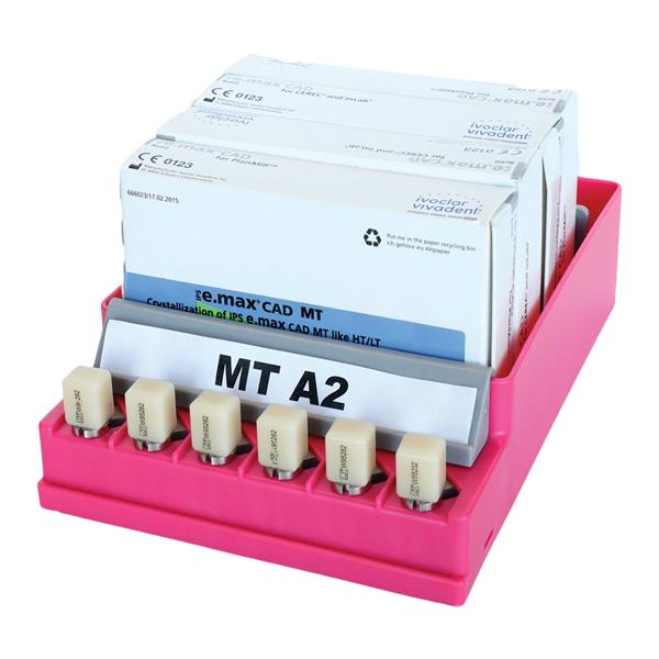 CAD/CAM Block Organizer Storage & Organizer Vibrant Pink Ea