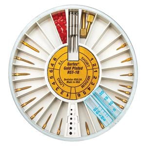 Surtex Posts Gold Plated Assorted Kit Assorted 18/Pk