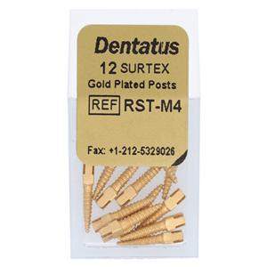 Surtex Posts Gold Plated Medium 1.5 mm 12/Bx