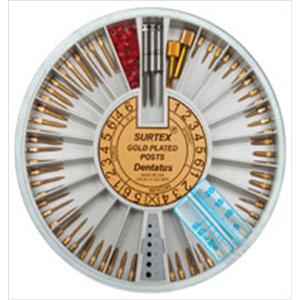 Surtex Posts Gold Plated Starter Kit Assorted 60/Bx