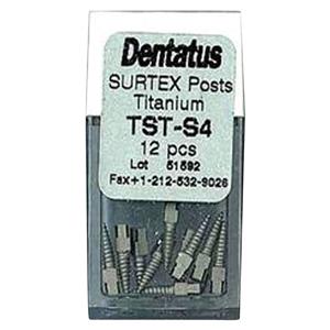 Surtex Posts Titanium 1.5 mm Parallel Sided & Tapered End 12/Bx