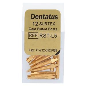 Surtex Posts Gold Plated Long 1.65 mm 12/Bx