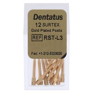 Surtex Posts Gold Plated Long 1.35 mm 12/Bx
