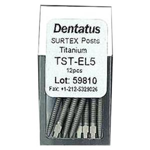 Surtex Posts Titanium 1.65 mm Parallel Sided & Tapered End 12/Bx