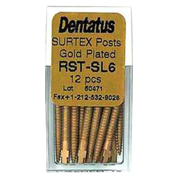 Surtex Posts Gold Plated Super Long 1.8 mm 12/Bx