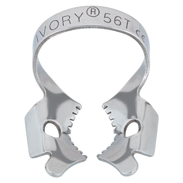 Ivory Rubber Dam Clamp Winged Size 56T Ea
