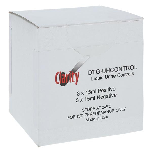 Clarity Urine Positive/Negative Control For HCG + Siemens/Roche Analyzers 1/Bx