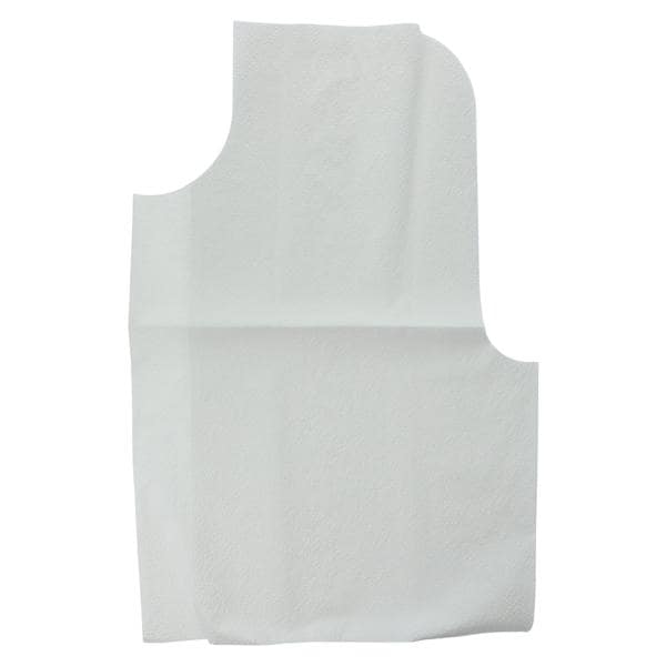 Patient Cape 30 in x 21 in White Disposable 100/Cs