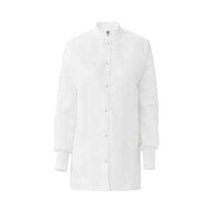 ResiStat Warm-Up Lab Jacket 2 Pockets Long Sleeves X-Large White Womens Ea