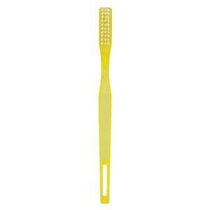 DawnMist Manual Toothbrush 30 Tuft Soft Yellow 144/Bx, 10 BX/CA