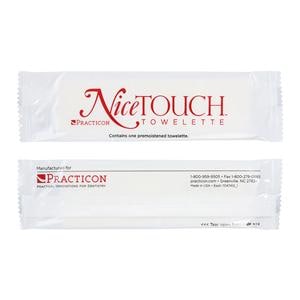 NiceTouch Patient Towelettes Disposable Cloth 8 in x 10 in White 250/Bx