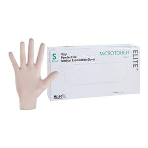 MICRO-TOUCH Elite Vinyl Exam Gloves Small Clear Non-Sterile 100/Bx