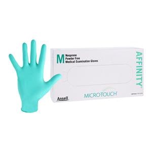 MICRO-TOUCH Affinity Neoprene Exam Gloves Medium Green Non-Sterile 100/Bx