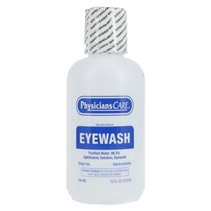 Saline Eye Wash Solution Bottle 16oz/Ea, 12 EA/CA
