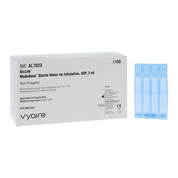 Water Inhalation Solution Vial 3mL 100/Package