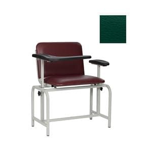 Blood Draw Chair Hunter Green Steel 450lb Capacity Ea