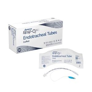 Resp-O2 Endotracheal Tube Plastic Cuffed 4.5mm Ea, 10 EA/CA