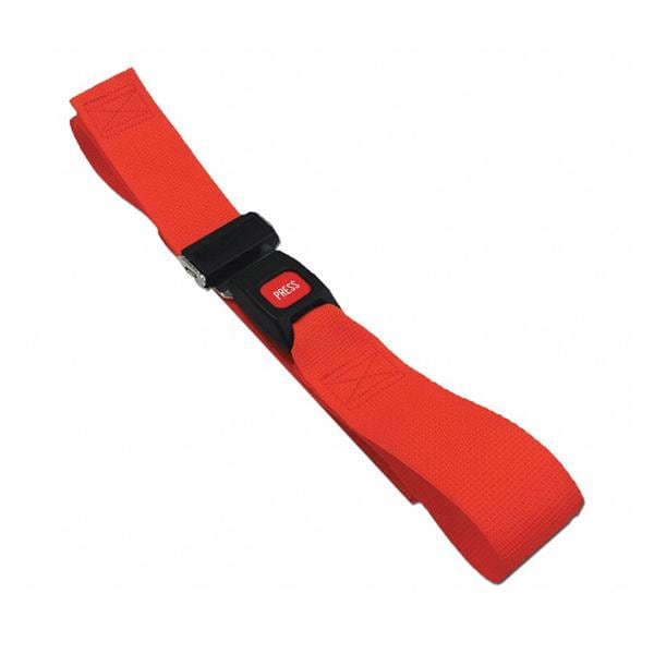 Restraint Strap Polypropylene Metal Push Button Buckle Ea