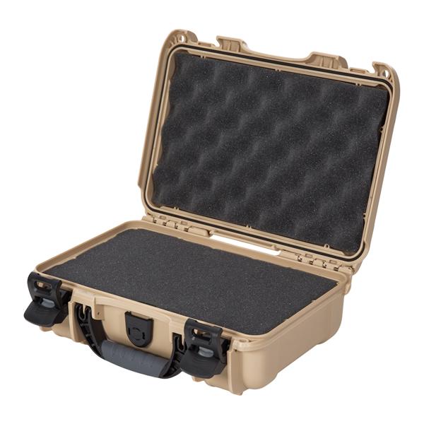 Model 909 Waterproof Case 12.6x9x4.4" Tan Latch Closure Sft Grp/Ergo Hndl