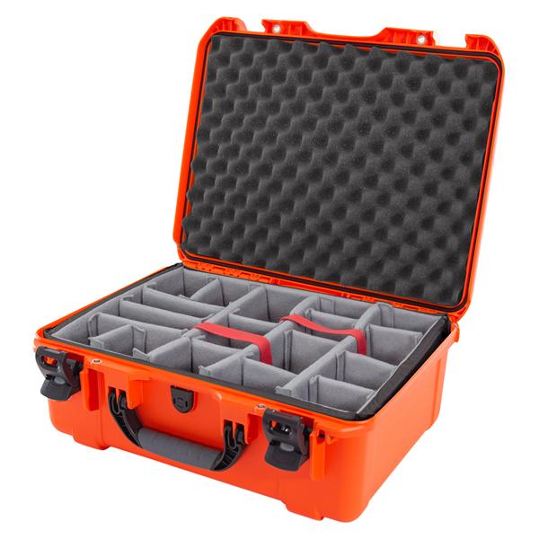 Model 940 Waterproof Case 21.7x16.9x8.5" Orange Latch Closure Sft Grp/Hndl