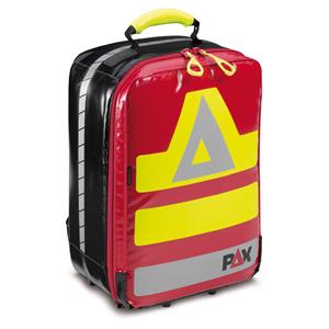 Pax USA Backpack Red Zipper Closure Adjustable Shoulder Straps