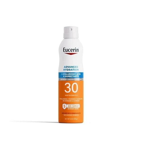 Eucerin Sunblock Spray Fragrance Free 30 SPF Bottle 12/Ca