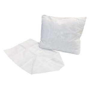 Patient Pillowcase 17x25" Non Woven White Disposable 100/Ca